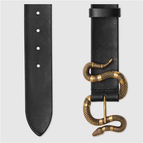 gucci green red and black belt|Gucci belt with snake buckle.